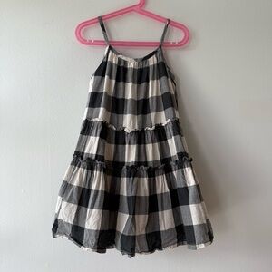 GAP Kids Tiered Buffalo Check Dress - size S